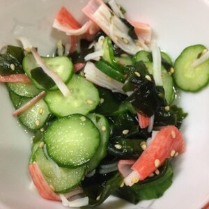 子供も好きなカニカマ酢の物 レシピ 作り方 By ほぉみぃ 楽天レシピ